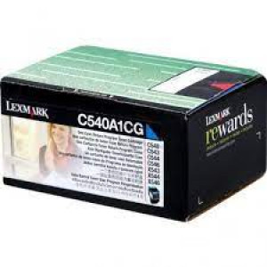 Lexmark C540H1 High Yield Black Original Toner Cartridge C540H1KG (2500 Pages) for Lexmark C540n, C543n, C544dn, C544dtn, C544dw, X543dn mfp, X544dn mfp, X544dw mfp, X544dte mfp, X546dtn, X548dte